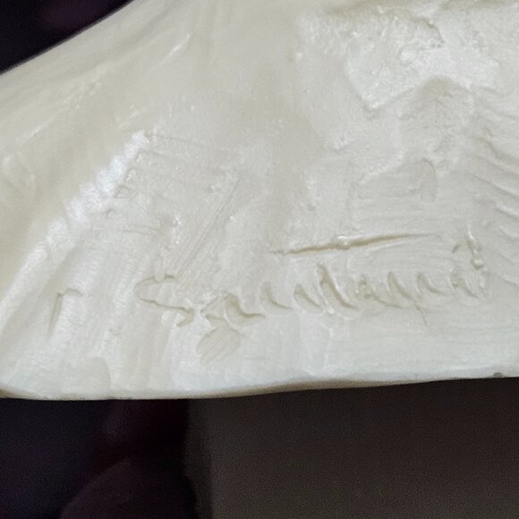 A. Santini Bust of Pope John Paul II on a Wood Base - Picture 13 of 13